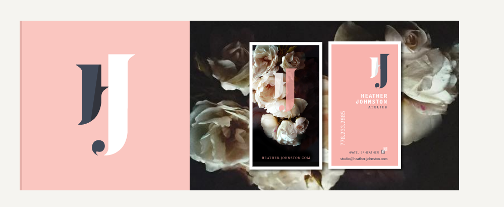 Heather Johnston, atelier and photorapher, brand Identity